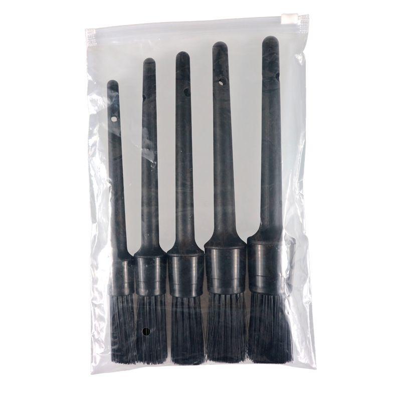 5pcs Car Wash Brush Detail Small Automotive Interior Cleaning Tools Air Conditioner Air Outlet Cleaning Brush