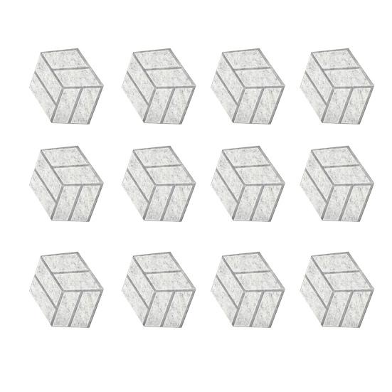 12 шт. войлочная звукоизоляционная стеновая панель самоклеящаяся звукопоглощающая высокоплотная толстая акустическая пенная панель для домашней студии шестигранная шумоподавляющая стеновая панель