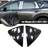 Для Mazda CX-5 CX5 2017 2018 - Пластик ABS Заднее Боковое Окно Жалюзи Накладка Боковой Вентиляционный Отвод Автомобильные Клеящиеся Аксессуары