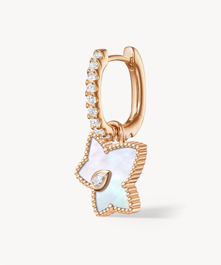 Lola Rose Ivy Mother-Of-Pearl Cubic Drop Earrings Women'S One-Touch Earrings