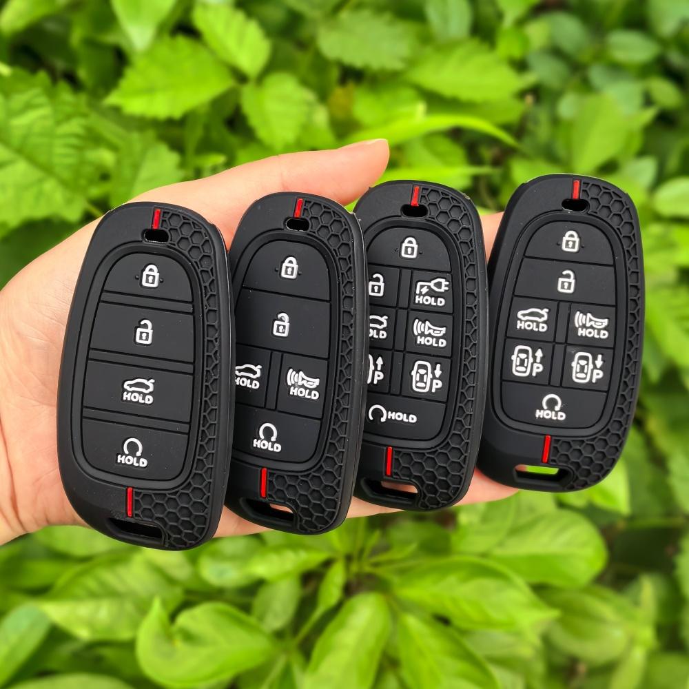Силиконовый чехол для ключа автомобиля с 4/5/7/8 кнопками для Hyundai Sonata Sel Ev 6 Ev 8 Ioniq 5 Nexo Dn8 Fe Tucson Sonata Staria Nx4 Ioniq