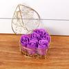 1PC Soap Flower Simulated Flower Valentine's Day Gift Rose Heart Box