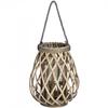 Wicker Bulbous Lantern
