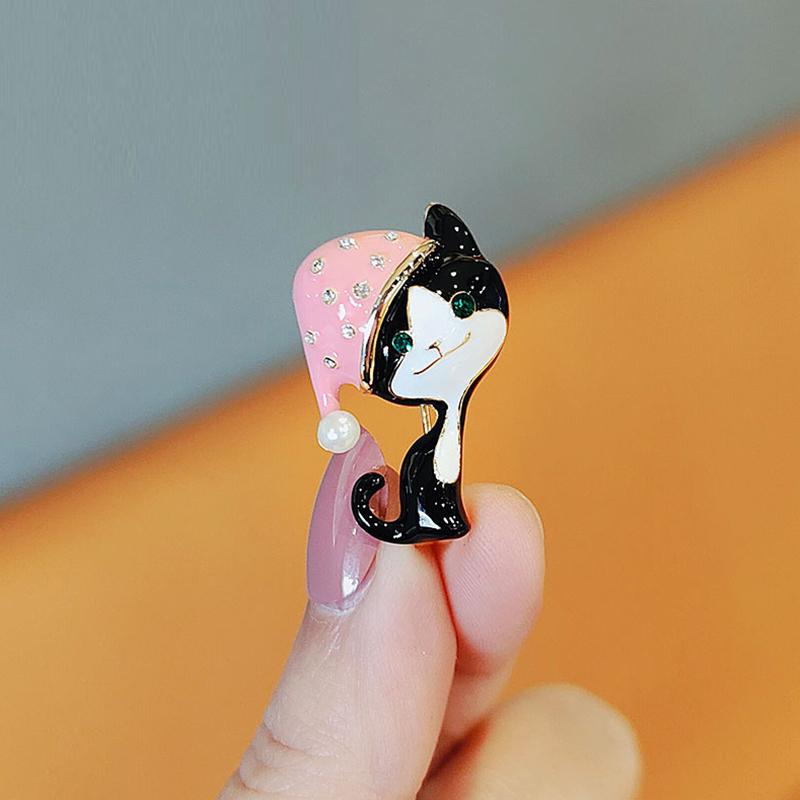 Women Fashion Rhinestone Metal Lapel Pins Small Brooch Pin Flower Animal Bow Brooches