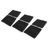 6 Pcs Chicken Nesting Box Pads PE Chicken Nesting Pads for Coop Chicken Egg Laying Accessory Black