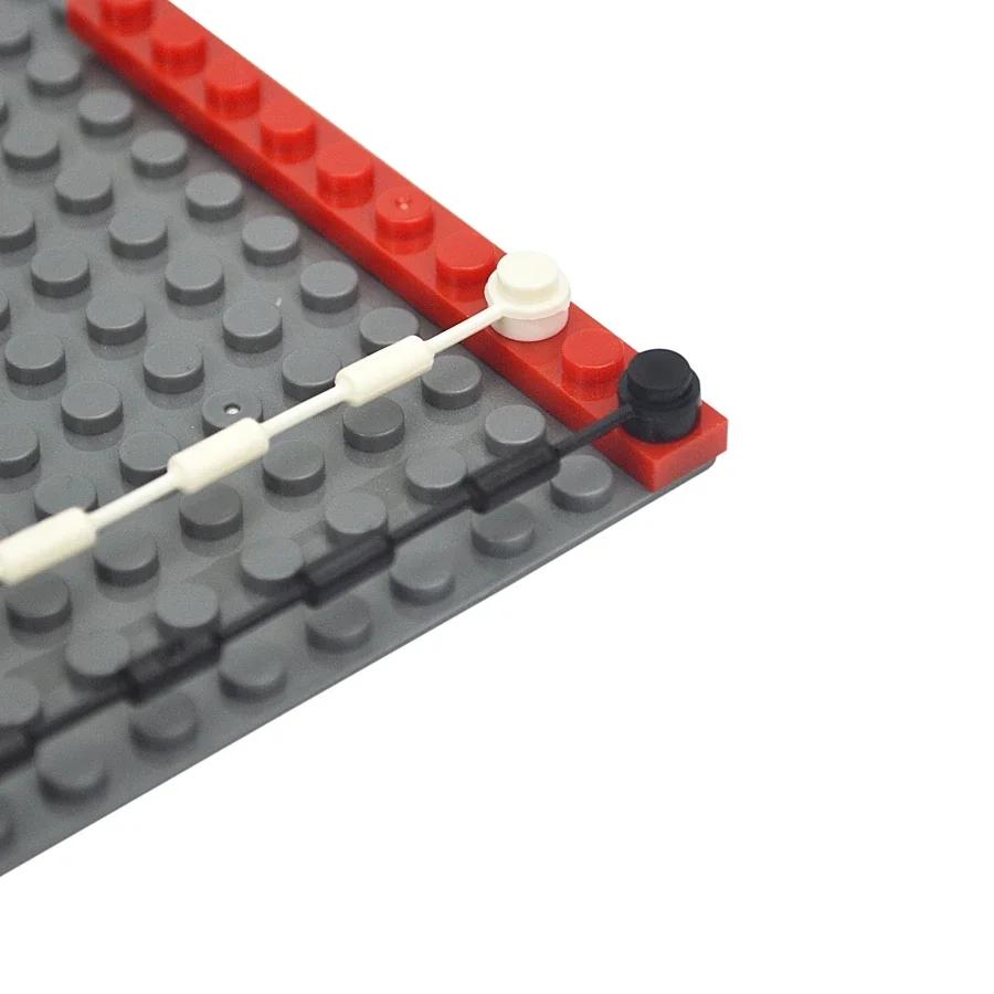 20 шт. MOC Высокотехнологичные звенья цепи Кирпичики 63141 Нить с концевыми штырьками Строительные блоки Игрушки для детей Совместимы с x127c41 x127c11 x127c31