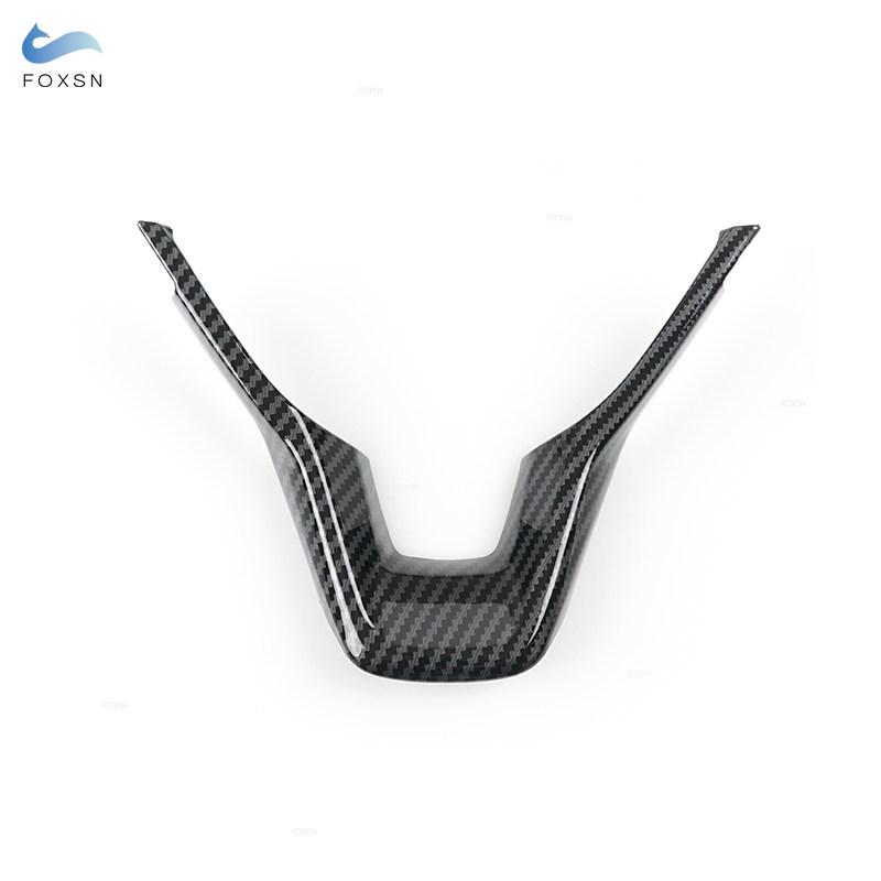 For Honda Accord 10 10th 2018 2010 Car Interior Steering Wheel Frame Cover Trim ABS Carbon Fiber Grain