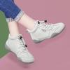 Весна/лето Круглый носок Повышенная воздухопроницаемость Комфортные кроссовки Женские повседневные резиновые модные толстые подошвы Мягкие спортивные туфли