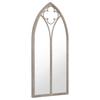 vidaXL Gartenspiegel Sand 100x45 cm Eisen