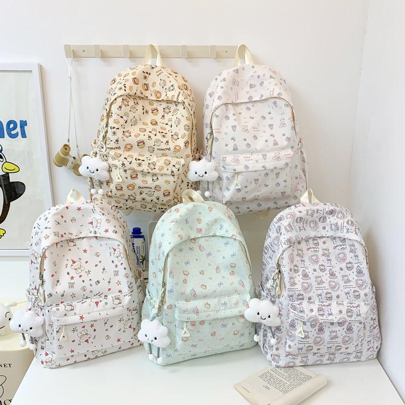 Sanrio Cartoon Animal Backpack With Breathable Fabric For School Students
