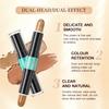 Double Headed Contouring Stick, Three-dimensional Facial Brightening Highlight Stick, Pearl Natural Shadow Pen