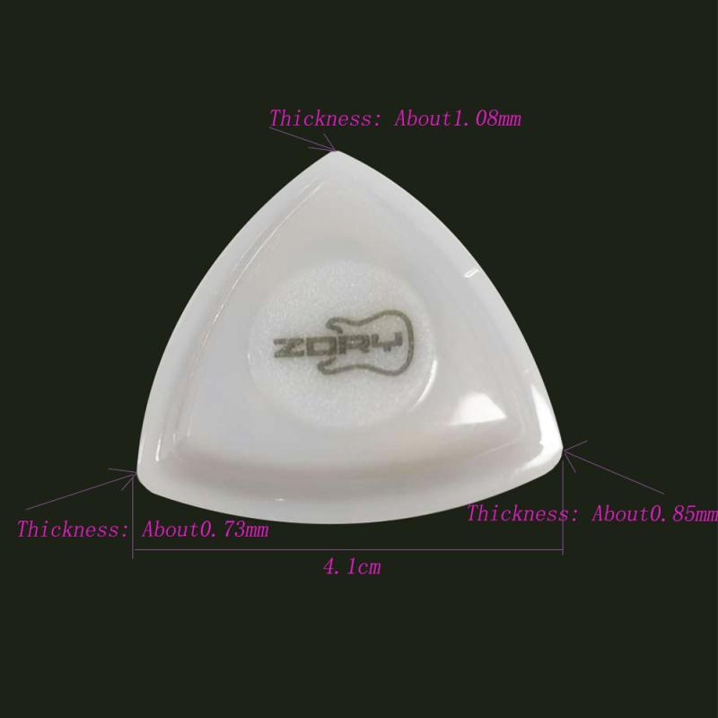 Медиаторы для гитары Сенсорные светоизлучающие медиаторы из смолы различной толщины