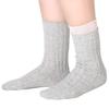 Socks Set of 2 Cold Socks Silver Color [Kinuya] [Cold Pairs] 22.5-24.5cm