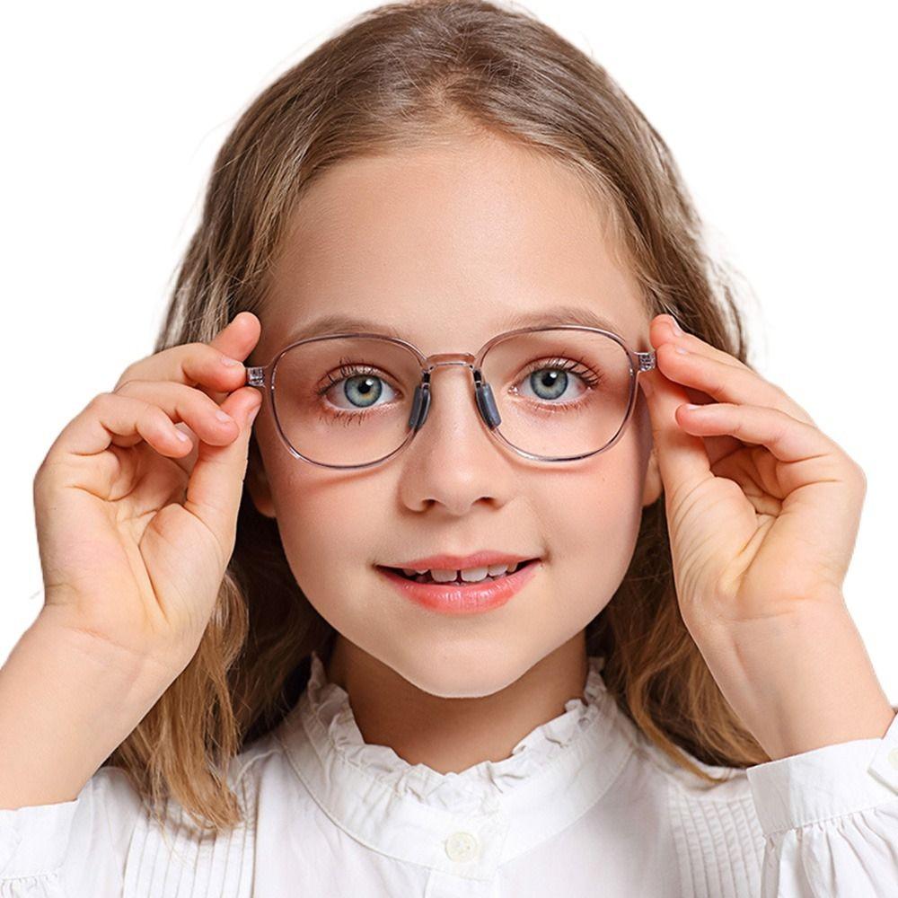 Anti-blue Light Kids Glasses TR90 Ultra Light Frame Comfortable Eyeglasses Children Boys Girls
