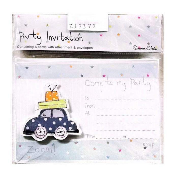 Simon Elvin Увеличить! Приглашение на мою вечеринку (Упаковка из 6 шт.)