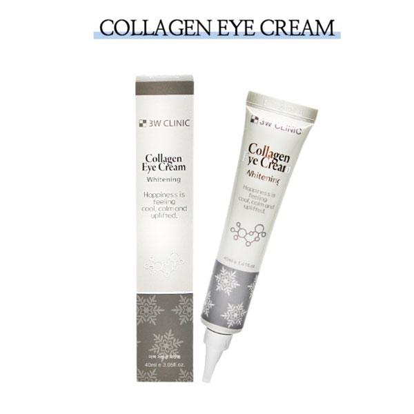 3w Clinic Коллагеновый крем для глаз отбеливающий 40 мл