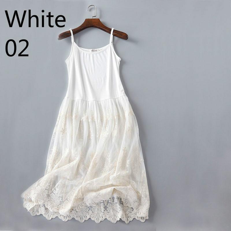 Женская вышивка с цветочным принтом под платьем Нижняя юбка Камзол с длинными рукавами и ремешками Слой из тюля с высокой талией