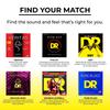 Струны для электрогитары DR Strings NEON, многоцветные, с покрытием, .009-.042, NMCE-2/9