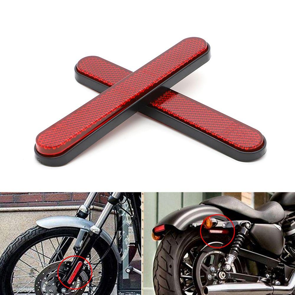 Decorate Reflective Sticker Motorcycle Front Fork Reflector Warning Sign Luminous Stickers