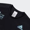adidas Футболка с коротким рукавом для бега The Run Tee Guangzhou Marathon Collaboration, мужские топы, черный цвет HZ7707