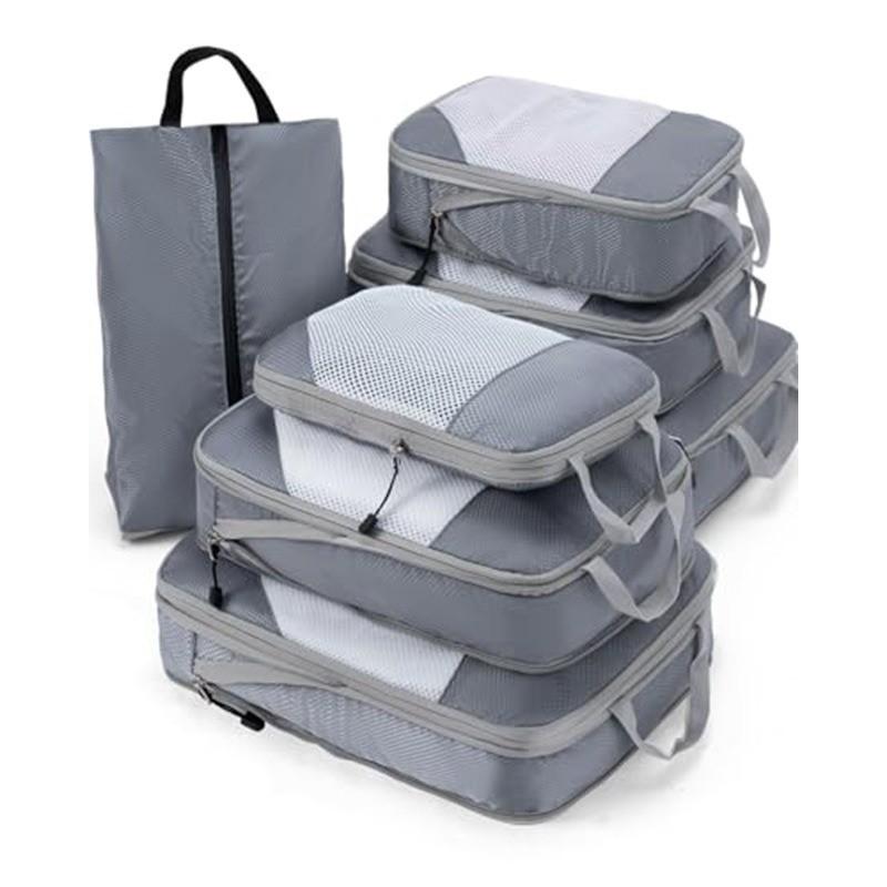 Modern Travel Packing Cubes With Oxford Fabric For Clothes And Accessories Storage