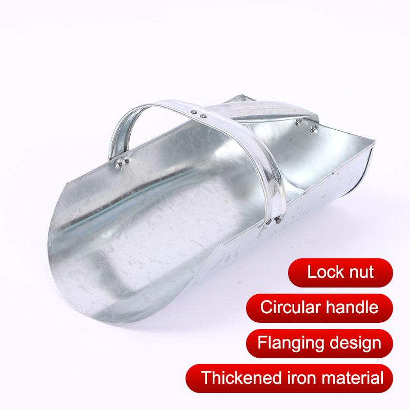 Толстый металл Большая вместимость Совок для риса Совок для корма Многофункциональный Гладкая эргономичная ручка Кухня Супермаркет Фермы