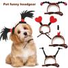 Halloween Dog Hairband Pet Cosplay Party Hair Hoop Dress-up Costume Accessories Funny