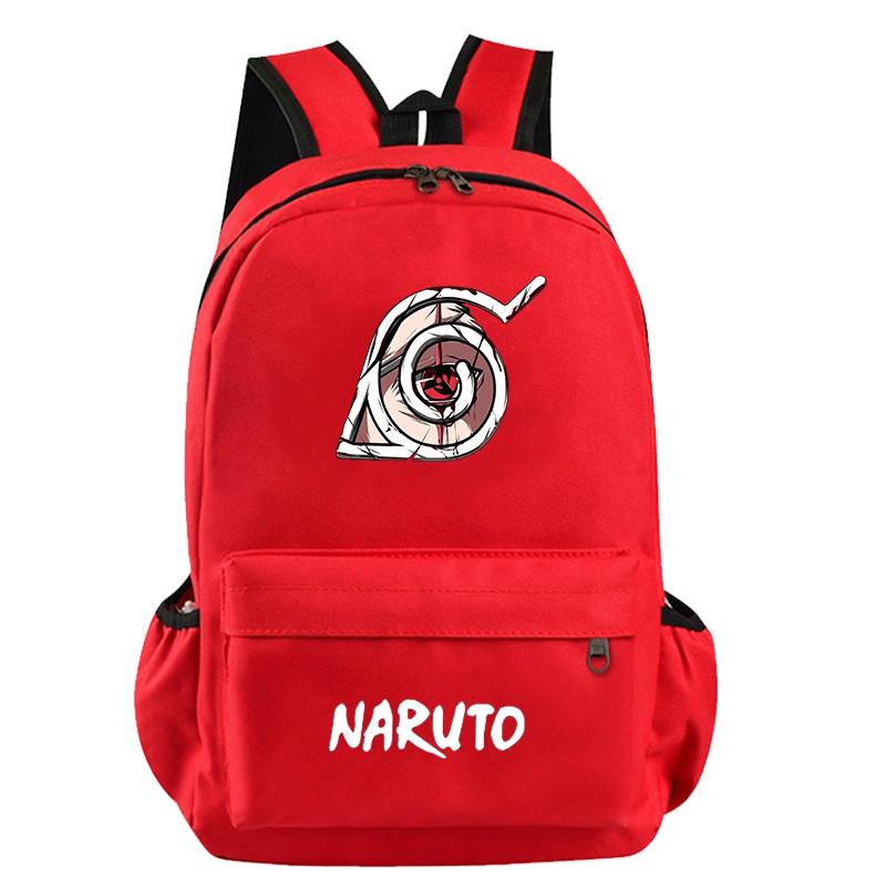 Anime Naruto Backpack for Boy Girl Back To School Bag Large Capacity Backpack Bookbag for Kid Gift Men Women Leisure Travel Bag