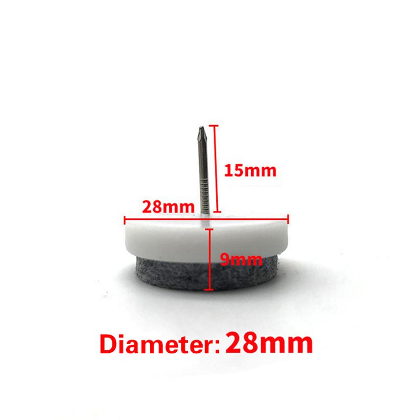 30 шт. Войлочные накладки для ногтей Противоскользящие Ножки для мебели Стола Защитные накладки для ножек мебели Защита деревянного пола Стопоры для стульев Войлочные накладки