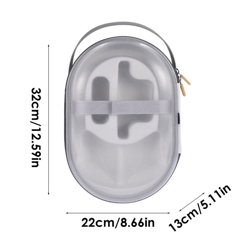 EVA Travel Case for Vision Pro MR All in one Virtual Reality Helmet Hard Handbag Bag with Shoulder Strap Storage Box