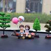 Car Decoration Cartoon Cute Couples Action Figure Figurines Balloon Ornament Auto Interior Dashboard Accessories for Girls Gifts