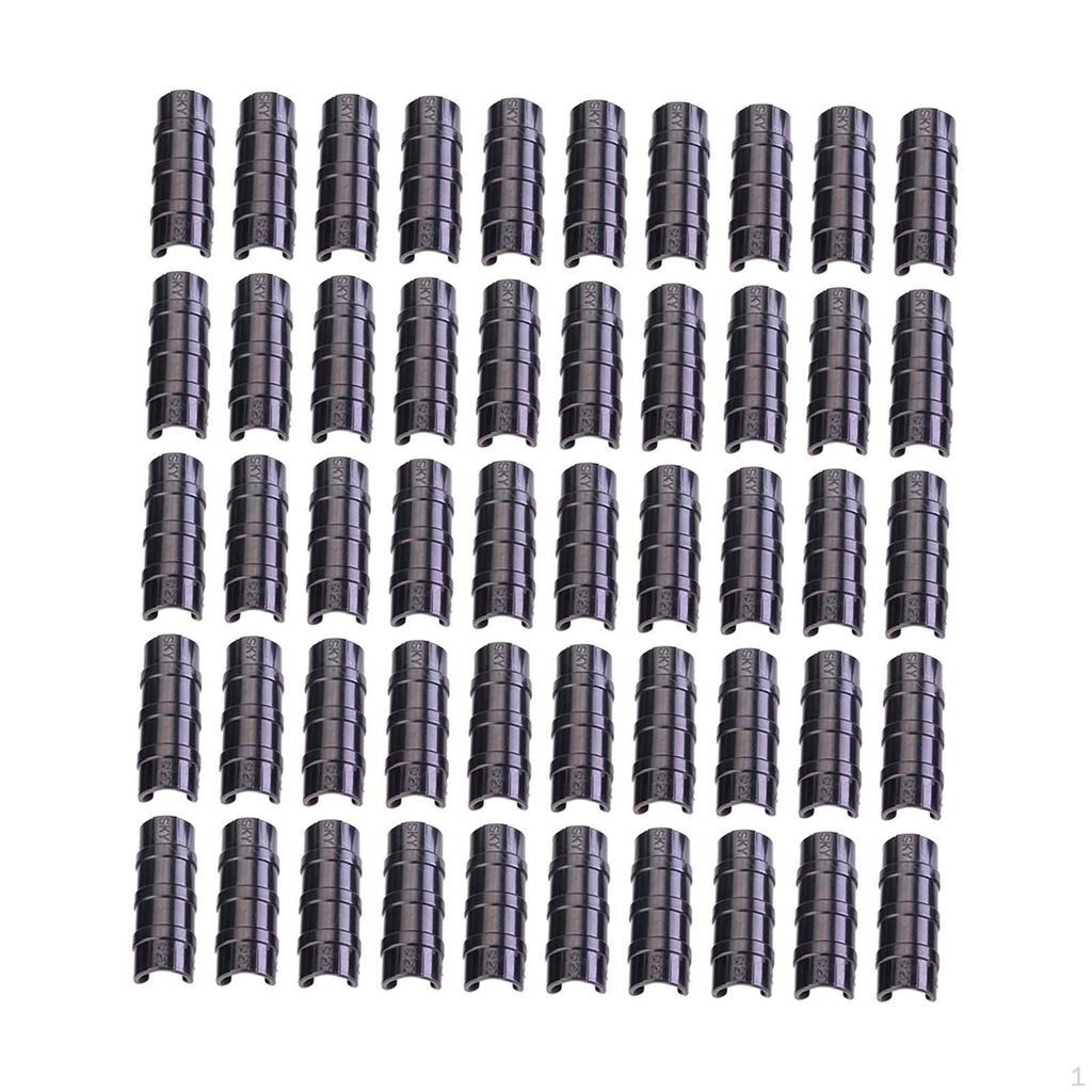 50 штук Зажимы для тепличной пленки Зажим для труб каркаса Многоразовая фиксирующая пряжка Фиксация затеняющей сетки