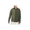SB Flannel Patchwork Long Sleeve Shirt Men Tops Olive-Green DA4168-325