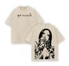 Boa Hancock One Piece Anime Double Printed Vintage Washed Tee Unisex Oversize He
