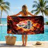 Stade Rennais FC print Quick Dry Beach Towel Microfiber Absorbent Portable Travel Swimming Towel