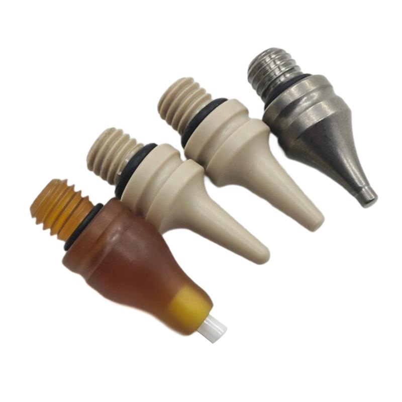 4pcs Repair Tapping Head Car Dents Repair Leveling Pen Tip Dents Remover Accessories Sheet Metal Dents Repair Hammer Head