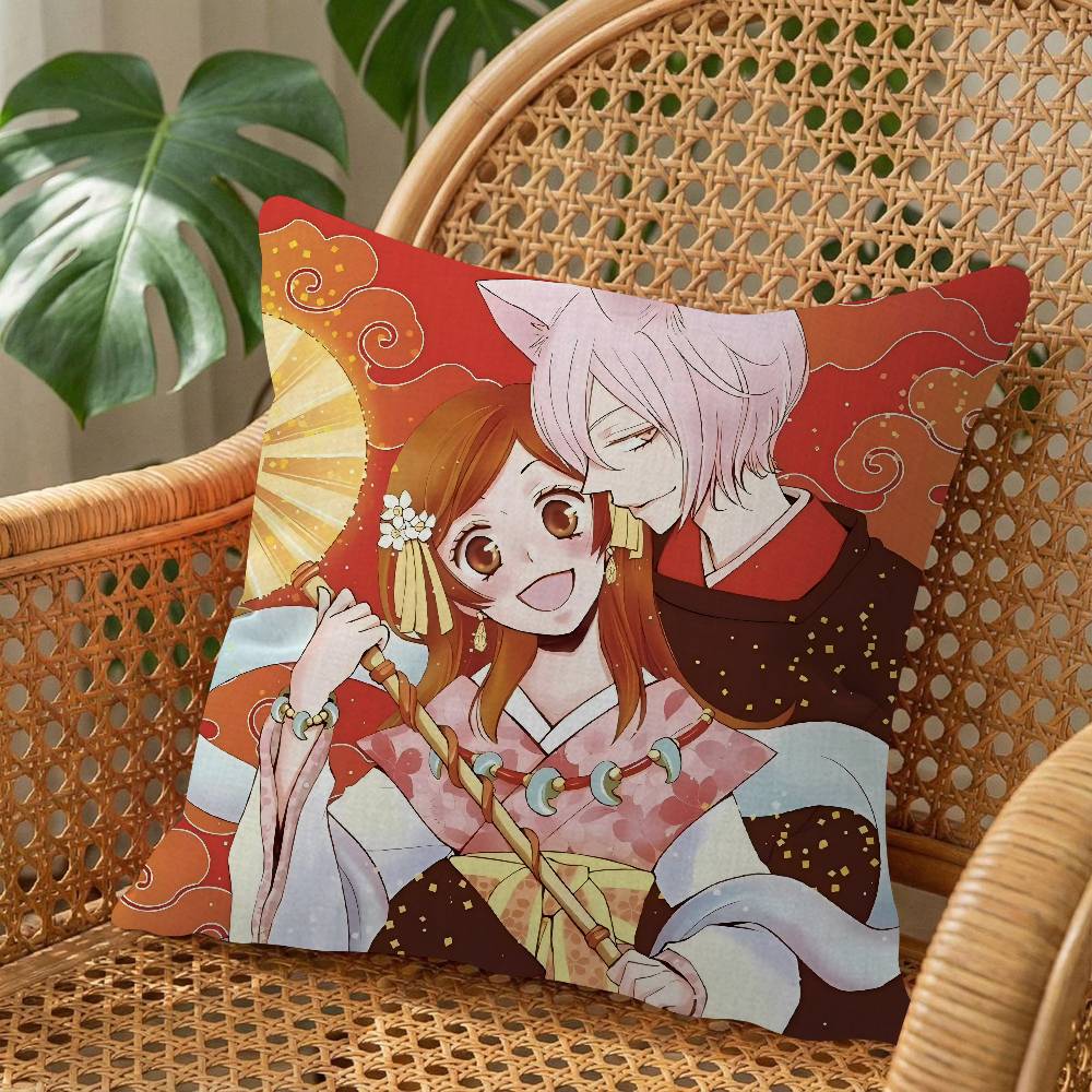 Чехол на подушку из аниме Kamisama Kiss Для спальни, комнаты и гостиной, декоративный чехол на подушку для дивана