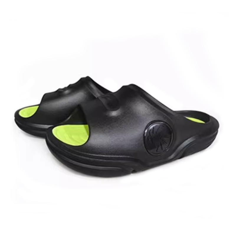 Li-Ning Дышащие нескользящие износостойкие сандалии EVA Silent Slide унисекс обувь черного цвета AYCT003-3