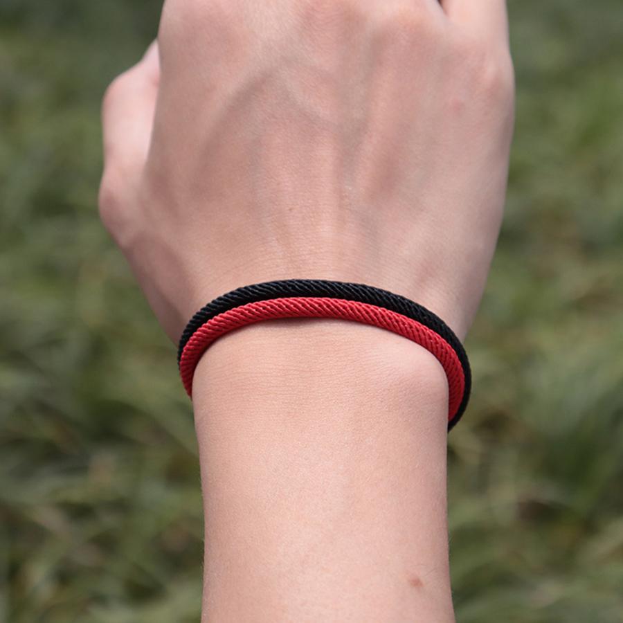 Simple Style Rope Bracelet For Men Unfading 6 Colors Grade A 4mm Thread Luck Red Braslet Valentine Day Gift Pulsera Cuerda