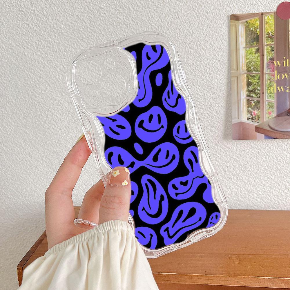 Ae88 Lovely Smiley Art Protective Phone Cases for Samsung S23 S24 Ultra A55 A14 A25 A13 Infinix Hot 40 Pro Tecno Spark 20C Wave TPU Back Cover