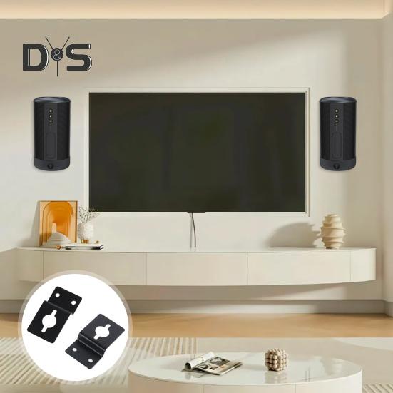2 шт. настенных кронштейнов для динамиков, прочные кронштейны для динамиков, универсальная подвеска для динамиков для любителей музыки