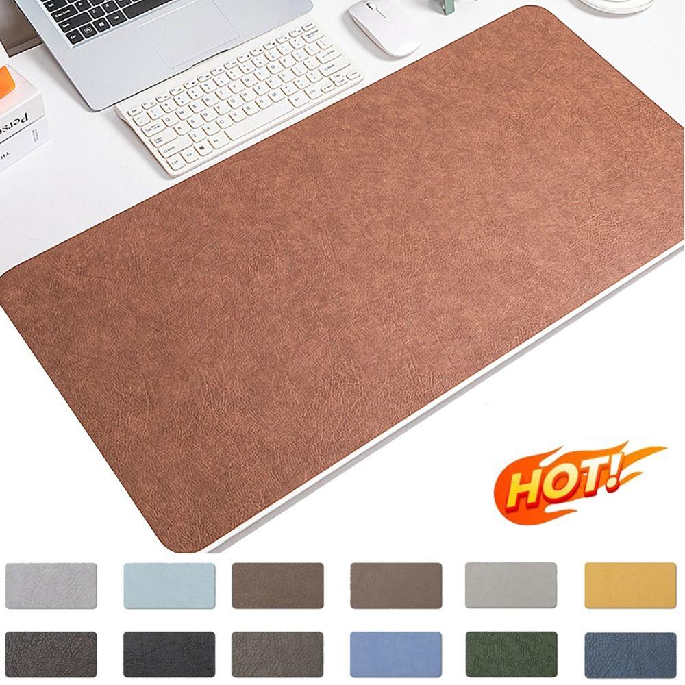 Cowhide Patterned Mouse Pad Non-slip Computer Laptop Mousepad Retro Writing Pad  Home Office