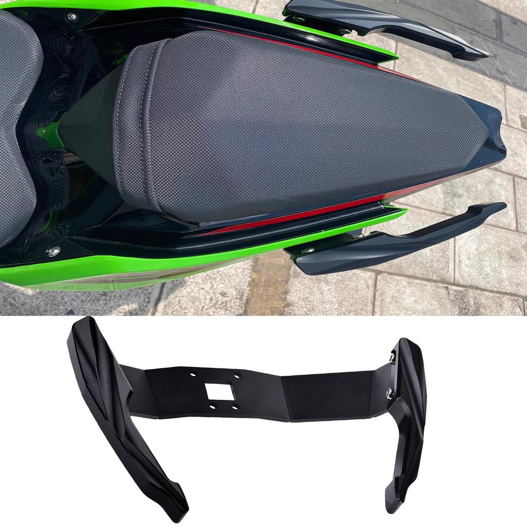 BYEMTTY Вспомогательные ручки для мотоцикла, Боковые ручки для Kawasaki Ninja 400 Z400 (2018-2023 гг.) и Ninja 250 Z250 (2019-2023), Все модели (черный)