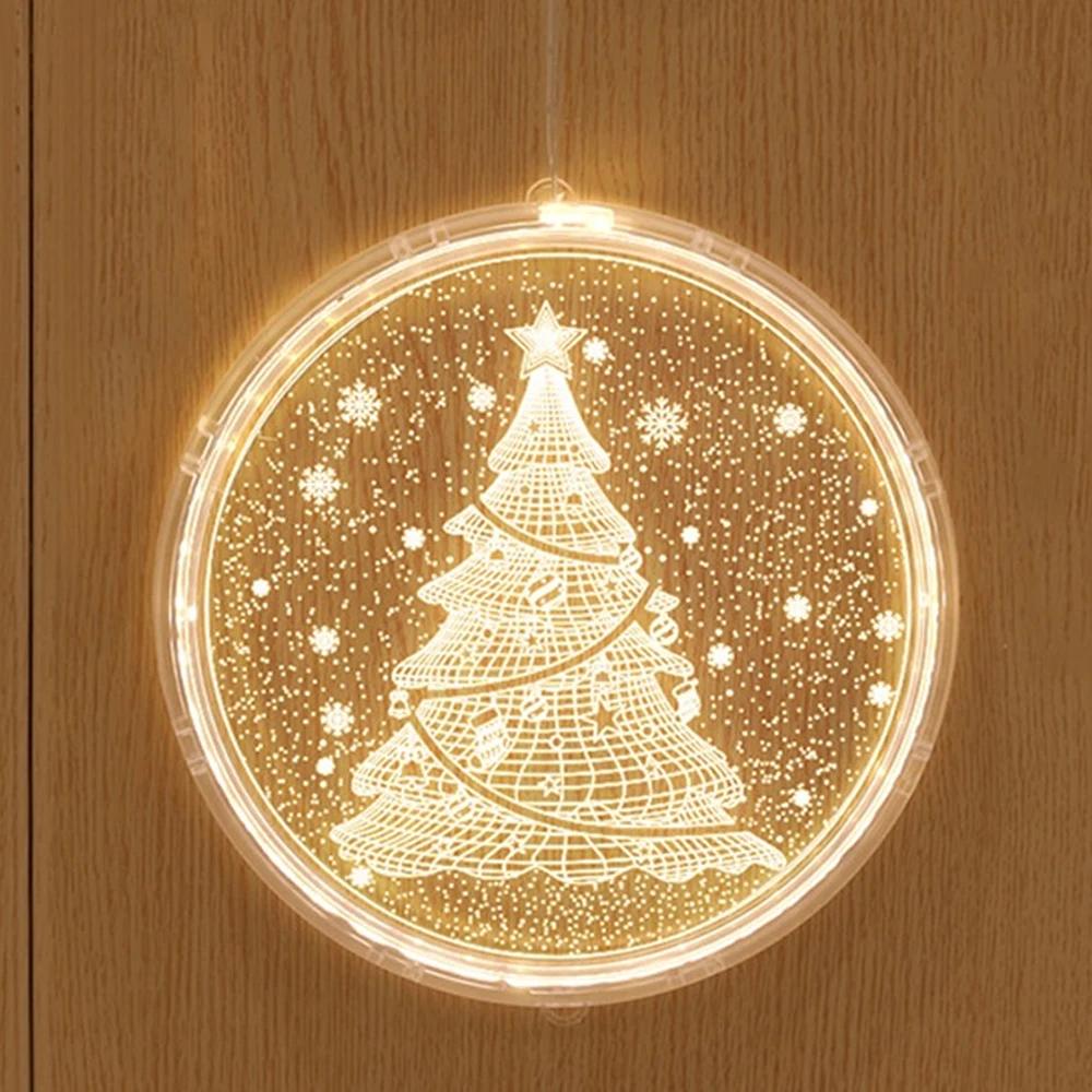 Christmas LED Neon String Lights 3D Alphabet Suction Cup Wall Decor Colorful Room Atmosphere Lighting For Home Party Holiday