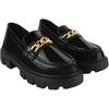 Shoetopia Девочки L-22 Черные Туфли - 8 UK (Девочки-L-22-Черный)
