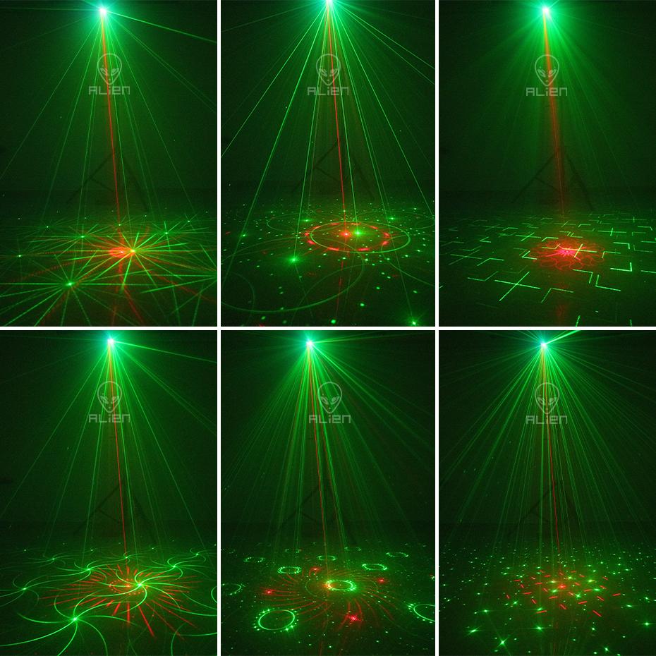 RGB Mini DJ Disco Laser Light Projector USB Rechargeable LED UV Sound Strobe Stage Effect Wedding Xmas Holiday Party Lamp