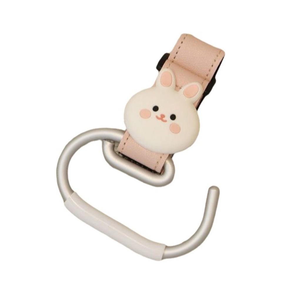 Leather Material Stroller Clips Non-Slip Universal Stroller Hooks Stroller Accessories