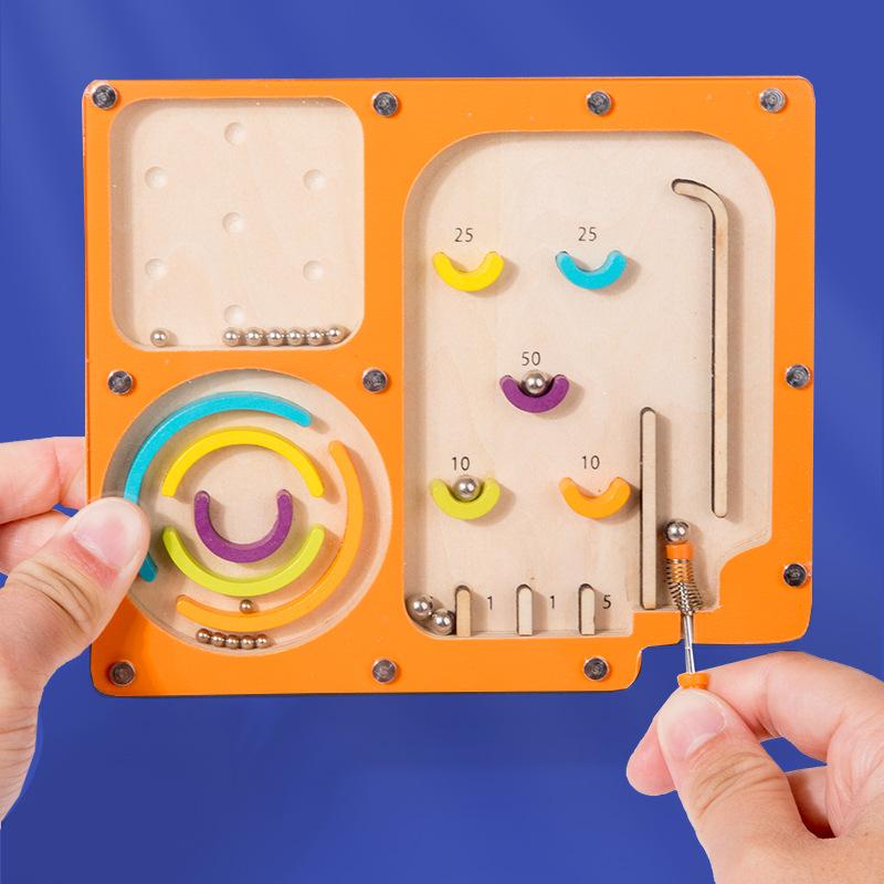 Children's Board Game Fun Marble Maze Children's Parent-child Interactive Game Baby Hand-eye Coordination Training Decompression Toy