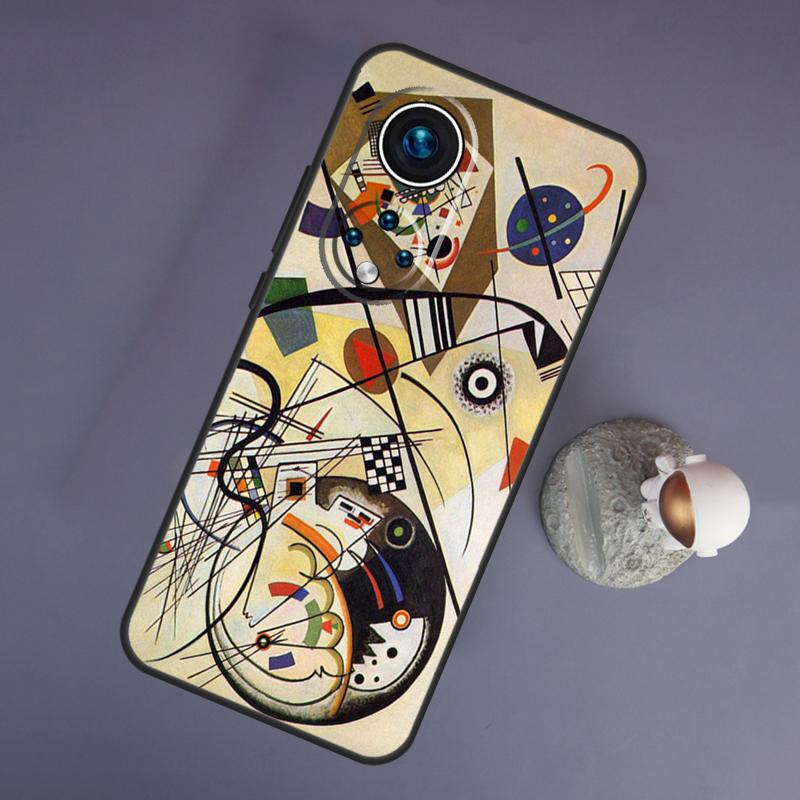 Чехол с изображением Василия Кандинского для Huawei Honor Magic 5 Lite 70 50 X8 X9 a P20 P30 P40 P50 P60 Pro P Smart Nova 9 5T