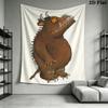 The Gruffalo Wall Tapestry Aesthetic Wall Hanging Printed Fabric Blanket Decorative Tapestries for Bedroom Living Room Home Decor
